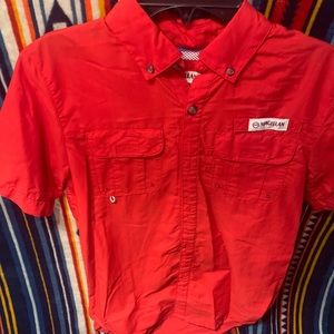 Boys Magellan button down short sleeve